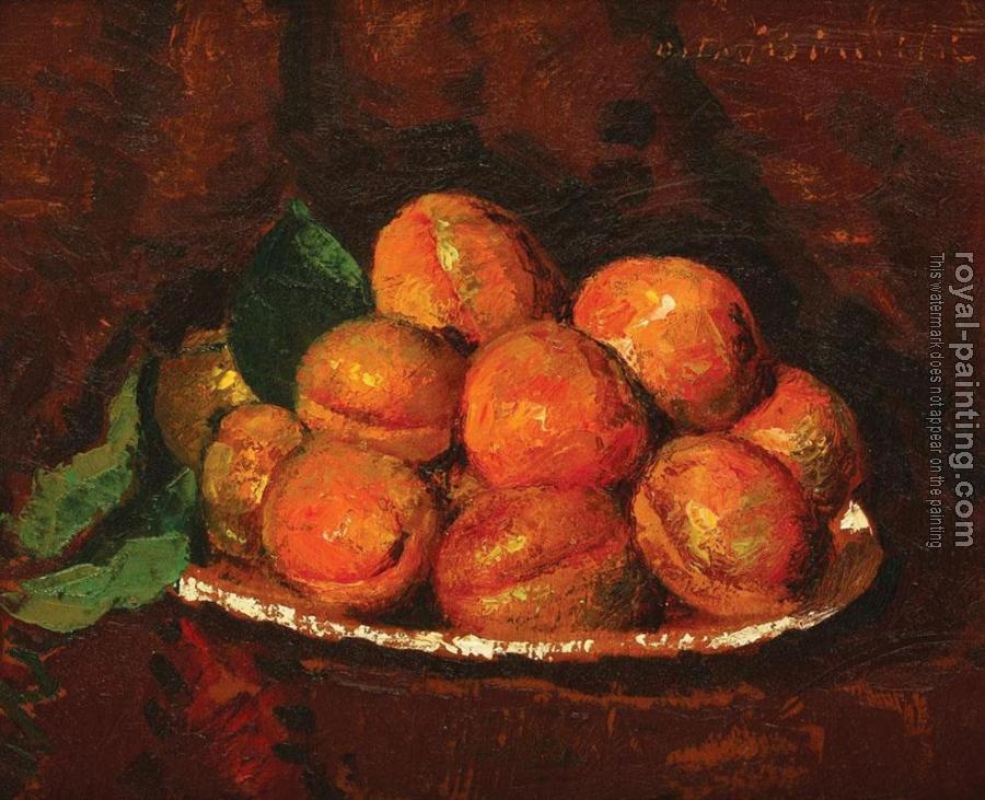 Octav Bancila : Still life with peaches